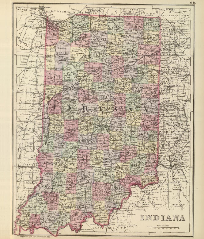 Map of Indiana