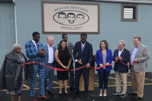 Brough Brothers Distillery - Distillery Ribbon Cutting and Grand Opening July 15, 2020. Courtesy of Congressman John Yarmuth