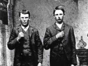 Frank and Jesse James - Notorious members of the James Gang and step-cousins to the Samuels Family