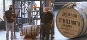 James B. Beam Distilling Co. - Freddie Noe and Fred Noe Fill the 17 Millionth Barrel of Jim Beam Bourbon