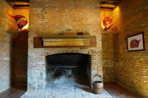 Maker's Mark Distillery - The Samuels House, Kitchen with Fireplace
