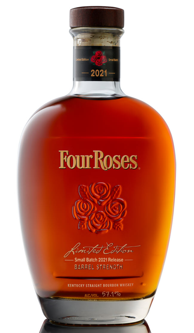 Four Roses Distillery - Limted Edition Small Batch 2021 Release, Barrel Strength Kentucky Straight Bourbon Whiskey