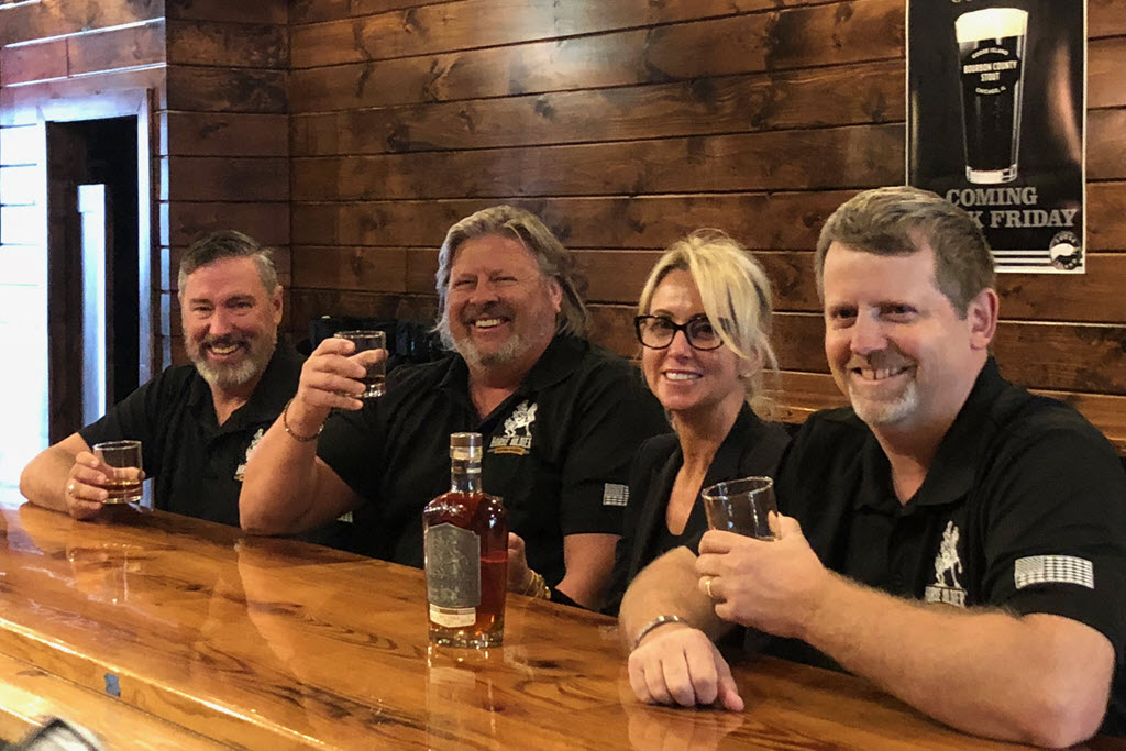 Horse Soldier Bourbon Whiskey - Horse Soldier Co-Founders Scott Neil, John Koko, Elizabeth Koko and Mark Nutsch
