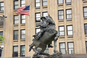 ‘Horse Soldier’ Statue, Liberty Park, NYC