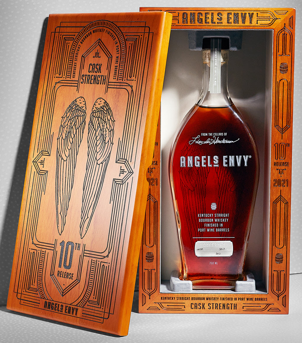 Angel's Envy Distillery - Angel's Envy 10th Anniversary Edition Cask Strength Kentucky Bourbon Whiskey Finished in Port Wine Barrels