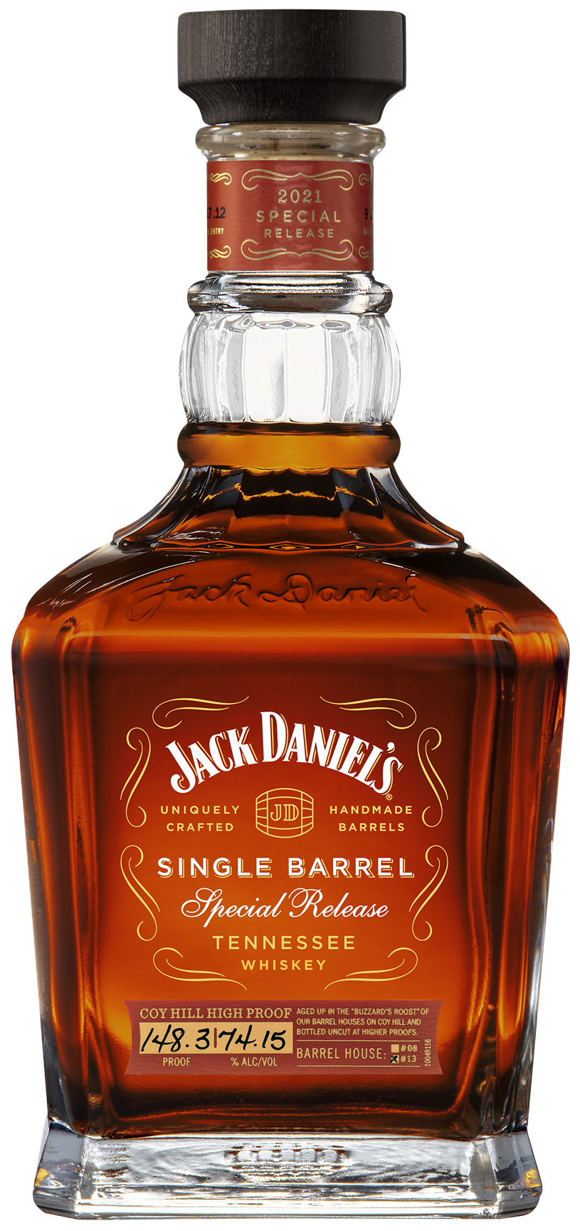 Jack Daniel Distillery - Jack Daniel’s 2021 Single Barrel Tennessee Whiskey Coy Hill High Proof