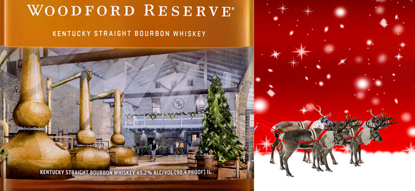 Woodford Reserve Distillery - 2021 Holiday Bottle of Woodford Reserve Kentucky Straight Bourbon Whiskey