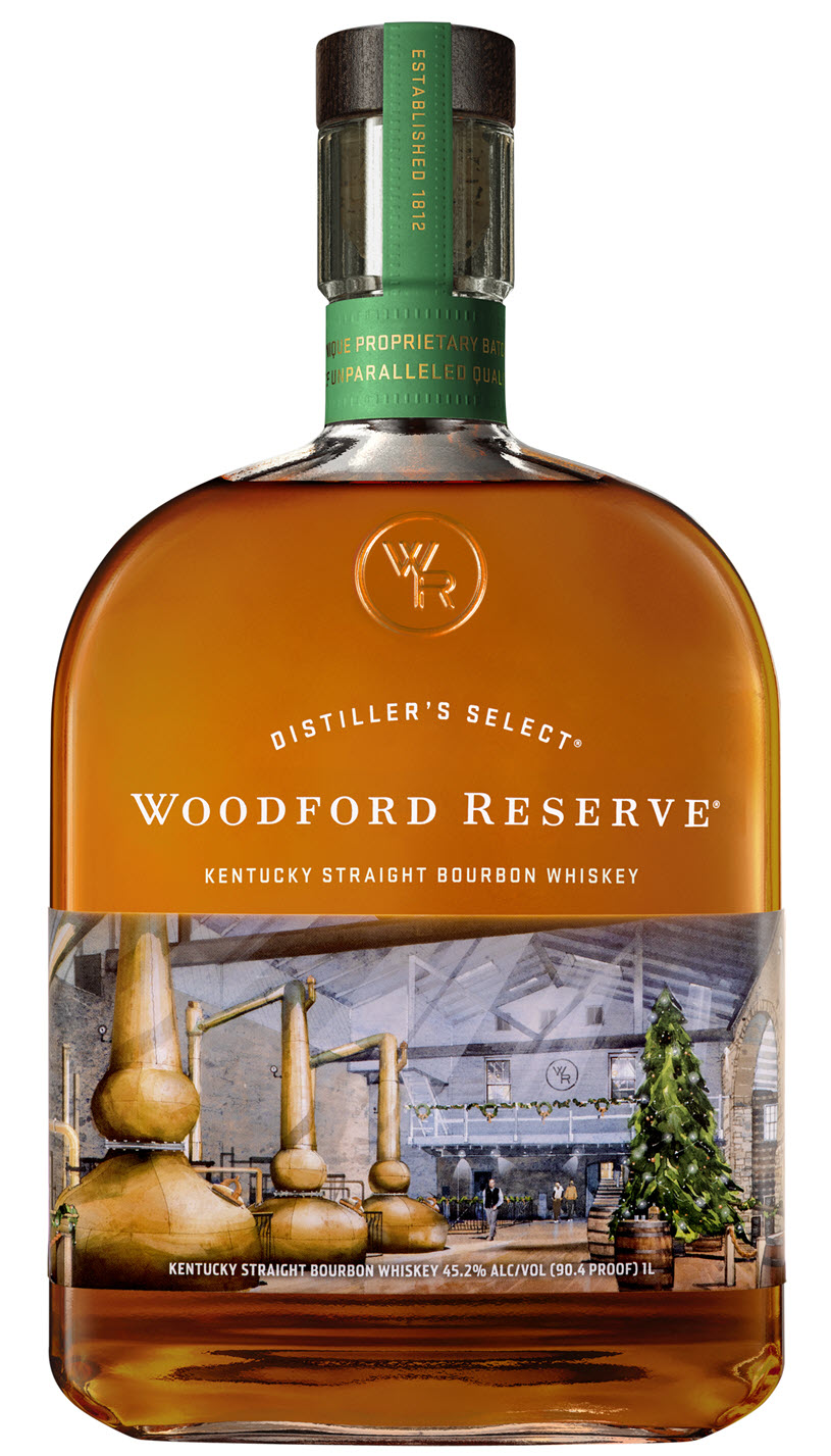 Woodford Reserve Distillery - 2021 Holiday Bottle of Woodford Reserve Kentucky Straight Bourbon Whiskey