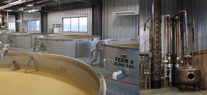 Wilderness Trail Distillery - 20,000 Gallon Vendome Copper & Brass Works Fermentation Tanks