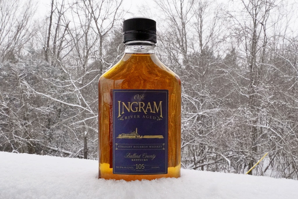 O.H. Ingram Distillery - O.H. Ingram River Aged Straight Bourbon Whiskey, Bottle Shot