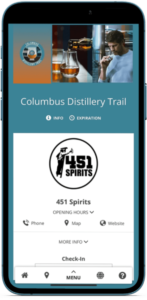 Columbus Distillery Trail - Mobile Site, Launched January 2022