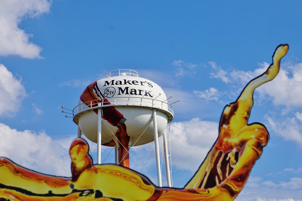Maker's Mark Distillery - Maker's Mark Water Tower in Lebanon, Kentucky, Visit Lebanon Kentucky
