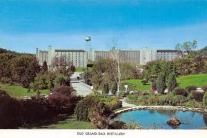 Old Grand Dad Distillery -Elkhorn Creek, Frankfort, Kentucky, Water Tower, Postcard c1950