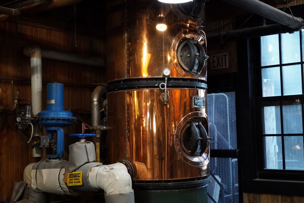 Maker's Mark Distillery - 1 of 3 Identical Vendome Copper & Brass Works Column Stills