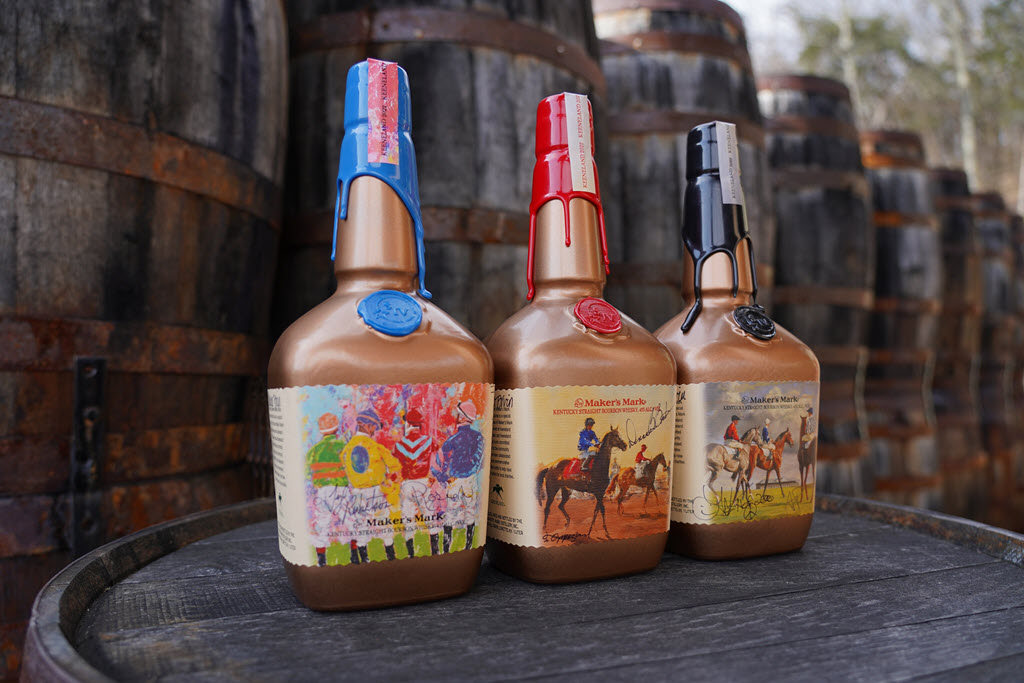 Maker's Mark Distillery - 2022 Limited Edition Keeneland Commemorative Bourbon Bottles