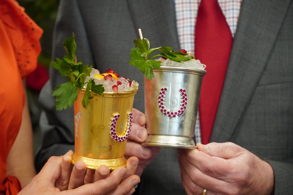 Woodford Reserve Distillery - Woodford Reserve 2022 Kentucky Derby $2,500 and $1,000 Mint Julep Cups