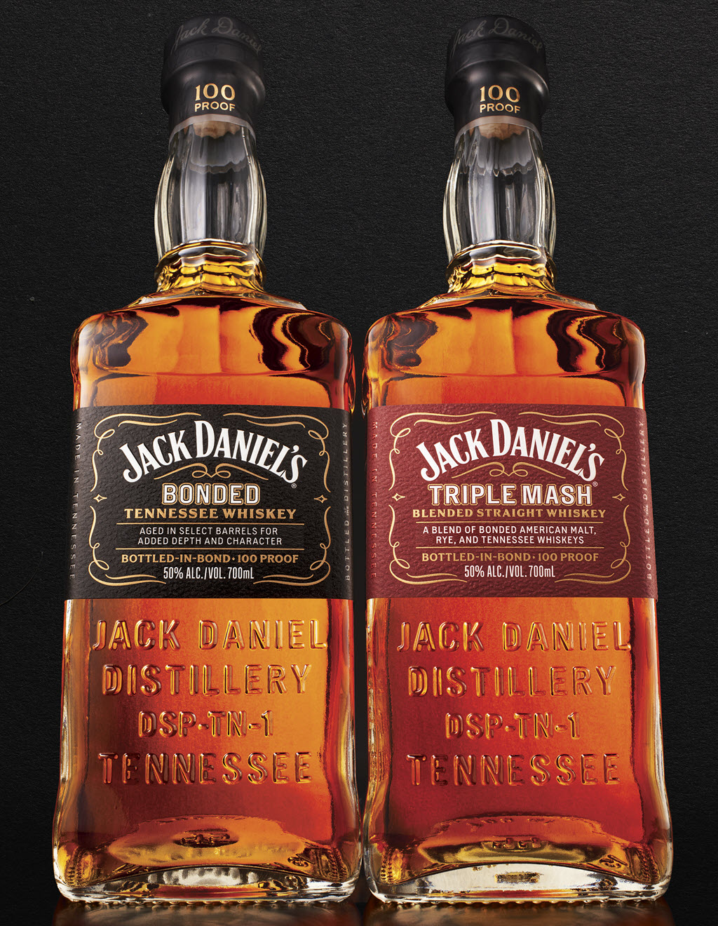 Jack Daniel Distillery - Jack Daniel's Bonded and Jack Daniel's Triple Mash Bonded Tennessee Whiskey