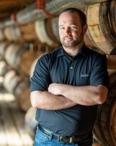 Jack Daniel Distillery - Master Distiller Chris Fletcher in a Rickhouse