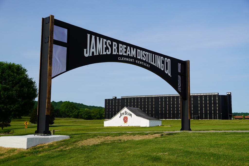 James B. Beam Distilling Co. - Entryway to The Homestead on Happy Hollow Road, Clermont, Kentucky