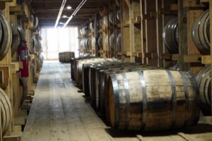 Luca Mariano Distillery - Barrels Aging in Rickhouse