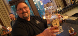 Michter's Fort Nelson Distillery - Master Distiller Dan McKee enjoying an iced bourbon