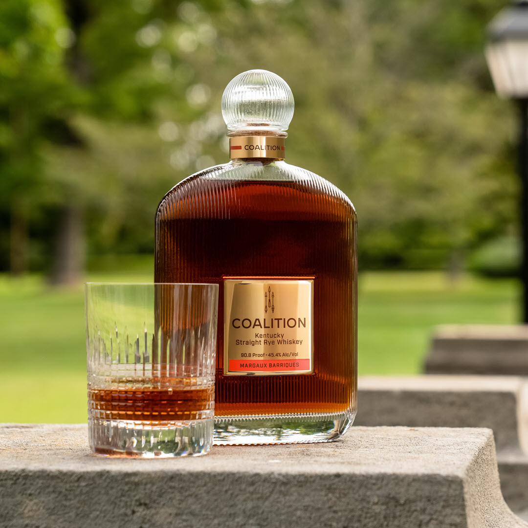 Coalition Whiskey - 100% Rye Whiskey Finished in Margaux Barriques
