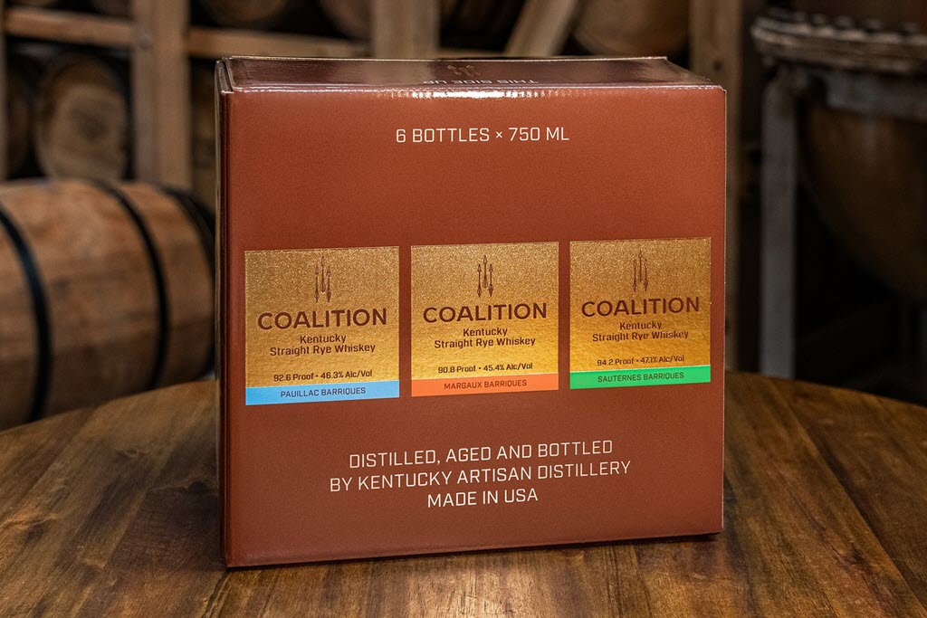 Coalition Whiskey - Coalition Bordeaux Finishes Three Pack
