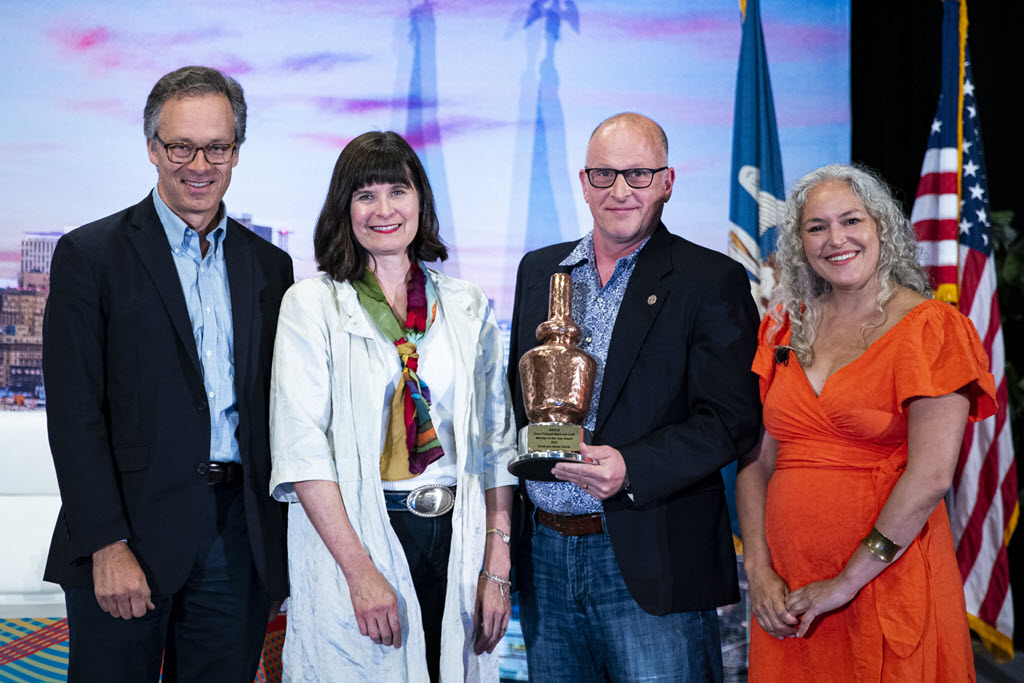 Distilled Spirits Council of the United States - Clarkson Hine of Beam Suntory, Catoctin Creek Distilling Co-Founders Becky and Scott Harris, Mixologist