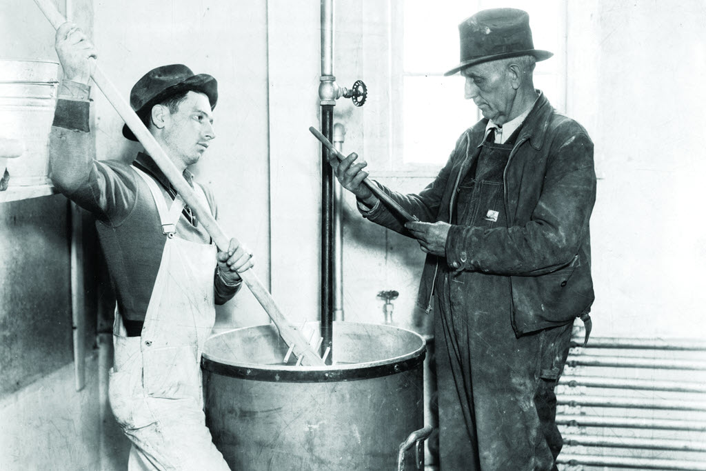 Heaven Hill Distillery - First Heaven Hill Master Distiller Joseph L. Beam and his son Harry