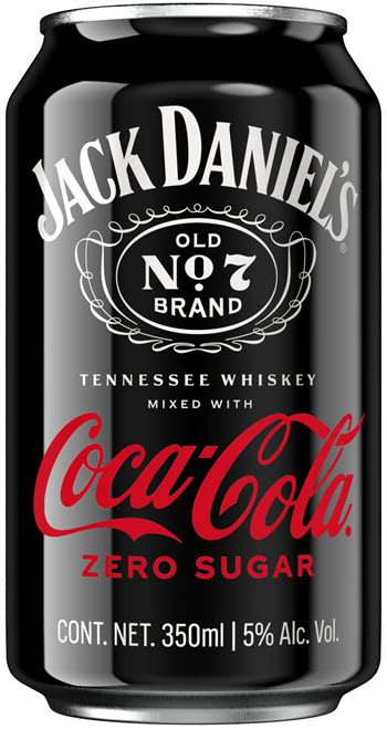 Jack Daniel's & Coca-Cola Announce Ready to Drink 'RTD' Cocktail, Zero Edition