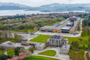 Lough Gill Distillery - Aerial View of Hazelwood Estate and Distillery