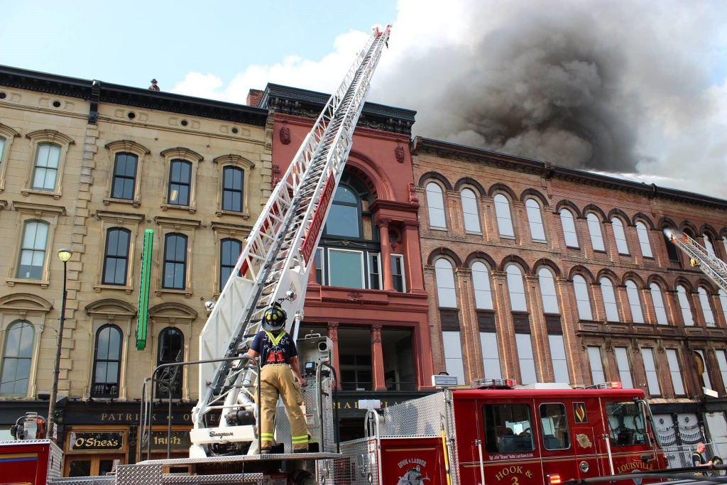 Louisville Division of Fire - Whiksey Row Fire July 6, 2015