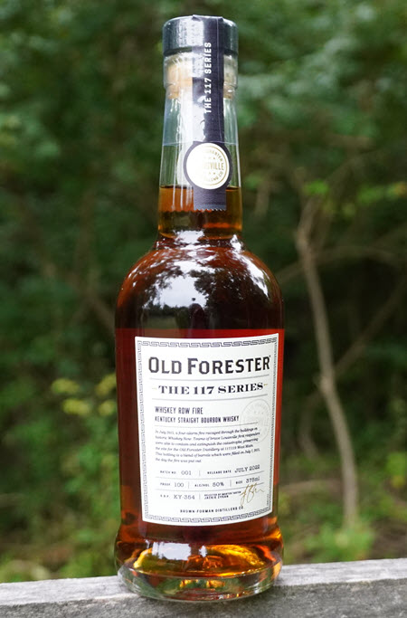 Old Forester Distillery - The 117 Series - Whiskey Row Fire, Kentucky Straight Bourbon Whiskey Bottle