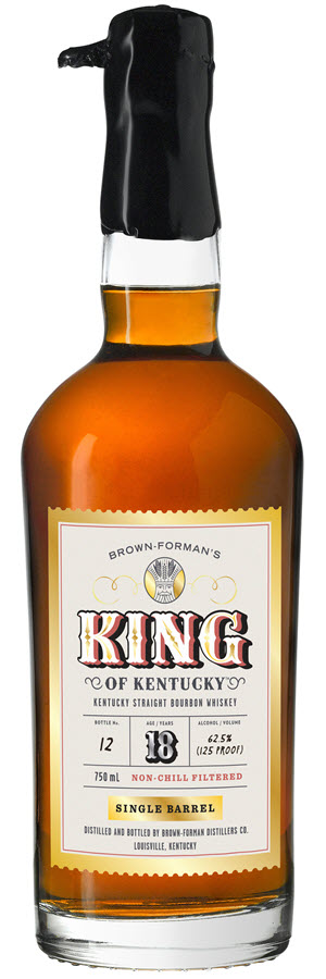 Brown Forman Distillery - 2022 King of Kentucky 18 Year Old Kentucky Straight Bourbon Whiskey, Bottle