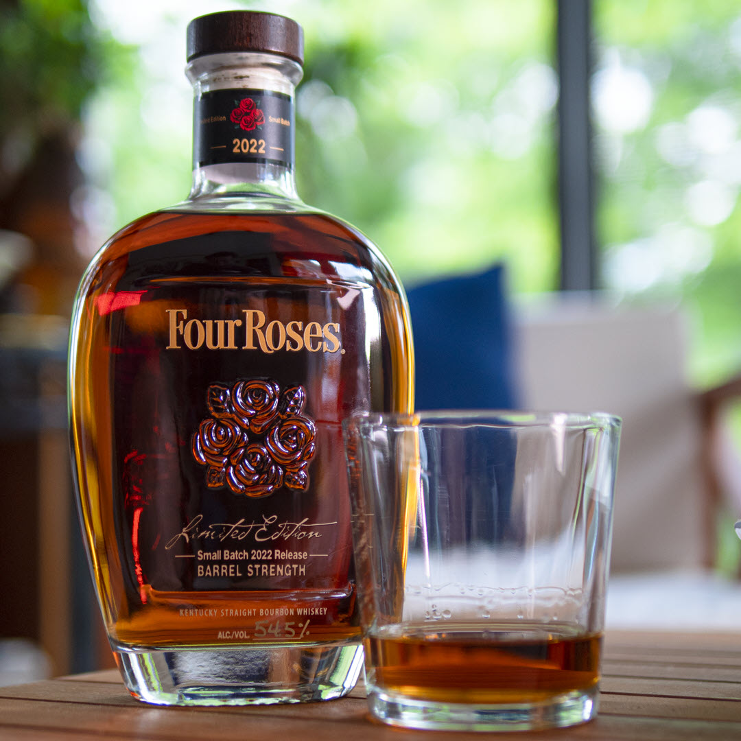 Four Roses Distillery - Four Roses Limited Edition Small Batch 2022 Relaese Barrel Strength, OESF, OESV, OESK and OBSV