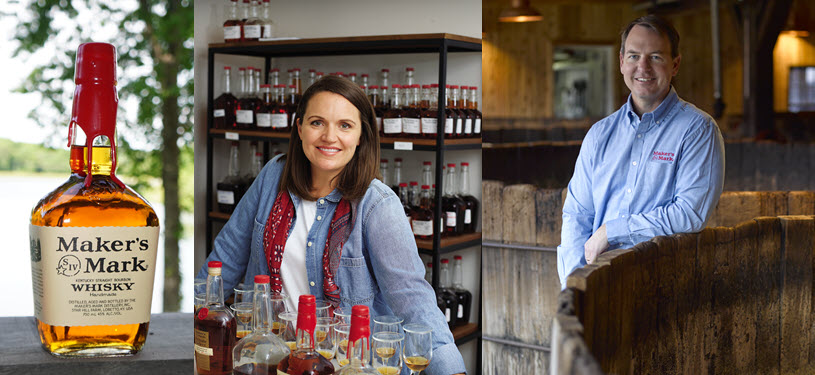 Maker's Mark Distillery - Head of Innovation & Blending Jane Bowie and GM & Master Distiller Denny Potter