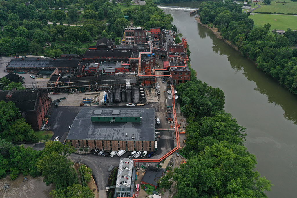 Buffalo Trace Distillery - Aerial Photo of New Dry House and Distillery