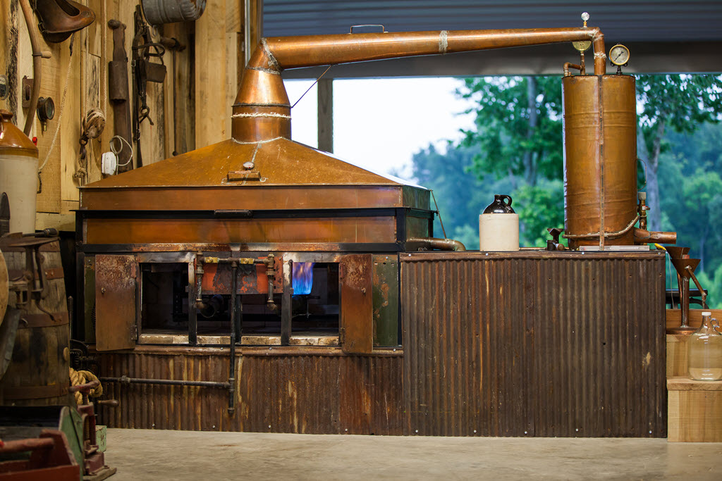 Casey Jones Distillery - Square Copper Pot Still Built by Casey Arlon 'AJ' Jones