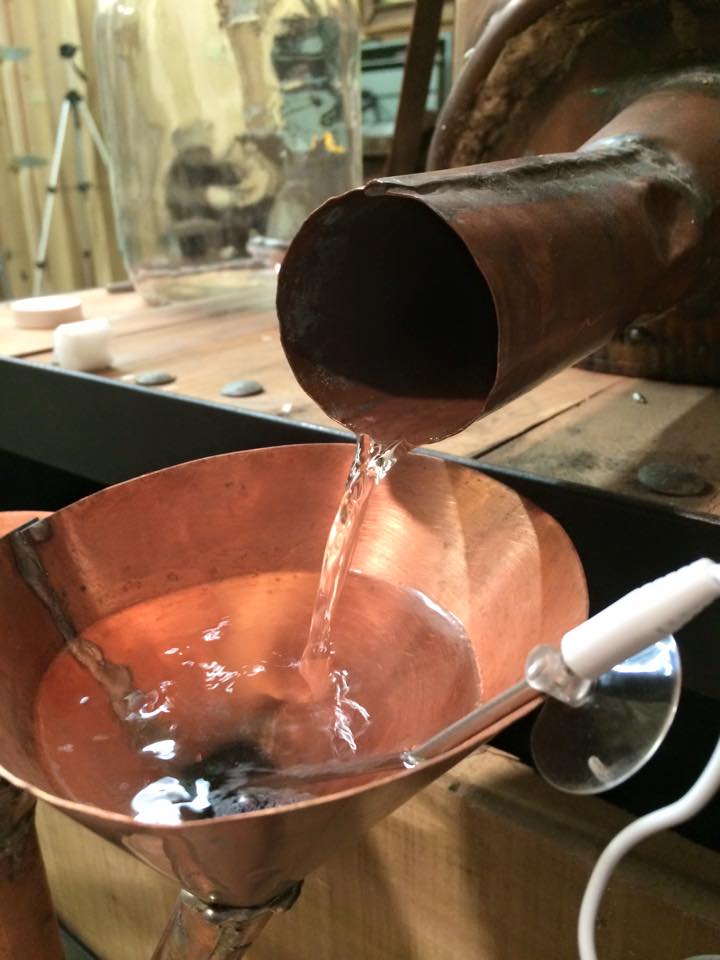 Casey Jones Distillery - Still, Spirits Coming Off the Still