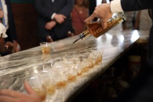 Fresh Bourbon Distillery - Fresh Bourbon Being Poured in the Tasting Room