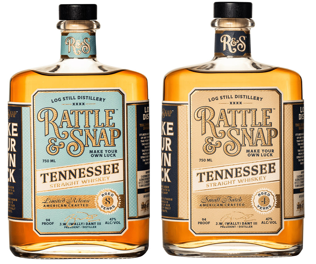 Log Still Distillery - Rattle & Snap 4 and 8 Year Old Tennessee Select Straight Whiskey
