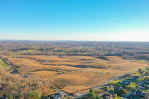 London Kentucky - Aerial Photo of Rowland Acres, Future Home to Sazerac Co Barrel Warehouses