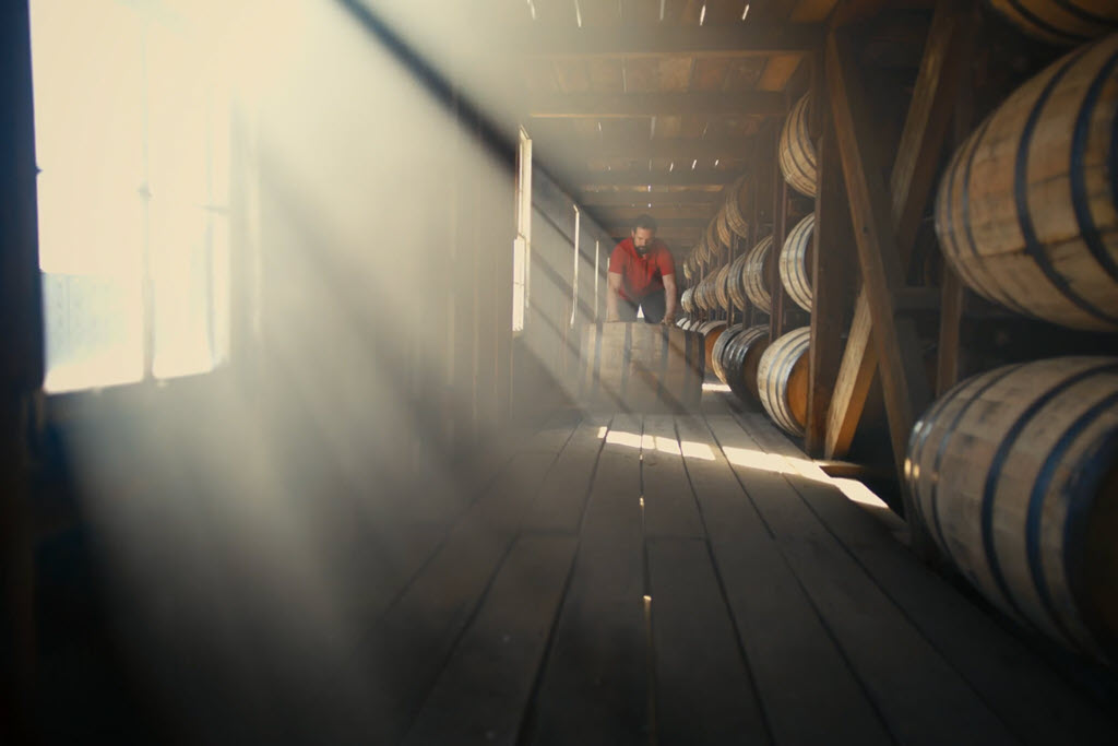 Maker's Mark Distillery - Rotating Barrels in the Rickhouse