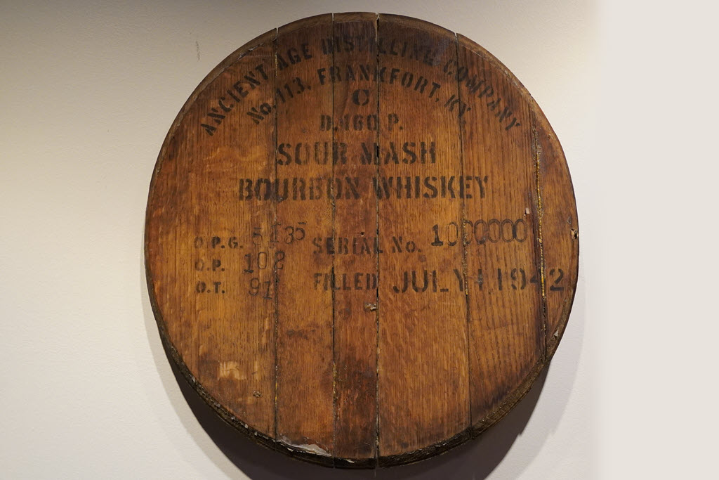 Buffalo Trace Distillery - Ancient Age Distilling Company, 1,000,000 Barrel Filled, July 2, 1942