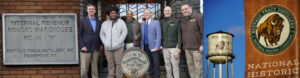 Buffalo Trace Distillery - KY Gov. Beshear, Osiris Johnson, Freddie Johnson, Damon Thayer, Mark Brown, Harlen Wheatley