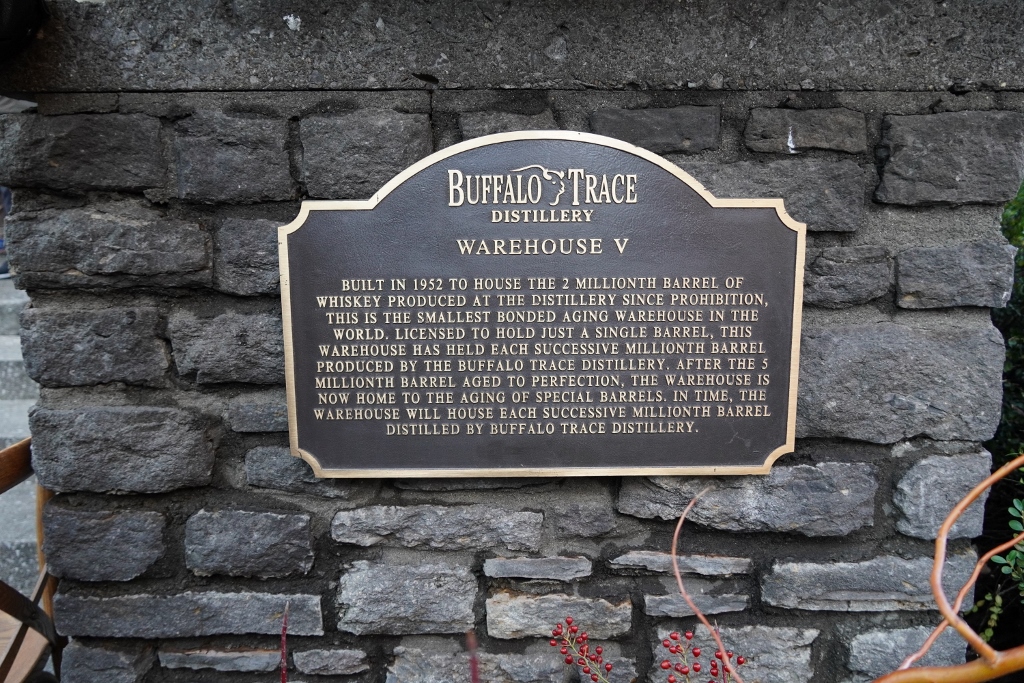 Buffalo Trace Distillery - Warehouse V, Built in 1952 for the 2 Millionth Barrel