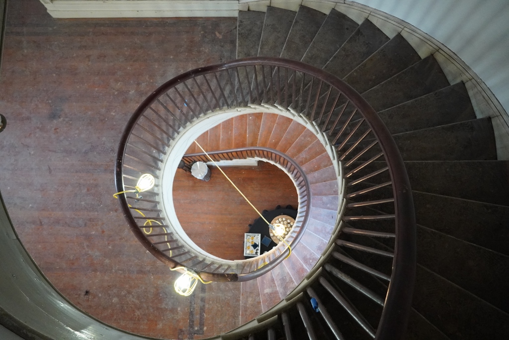 Bluegrass Distillers - 3 Story Spiral Stairway