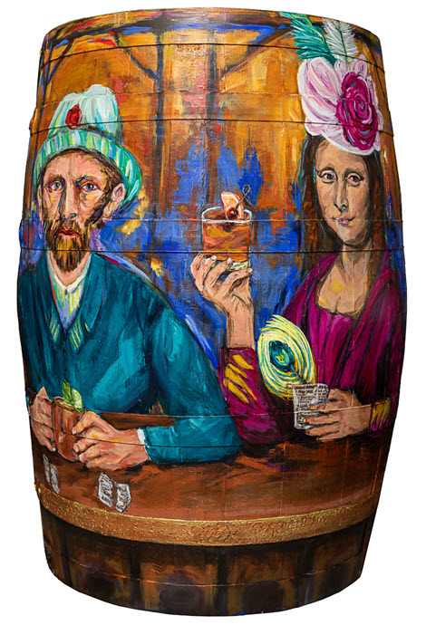 Bourbon with Heart - Artist Marti Osbourn O’Daniel, MartiMar