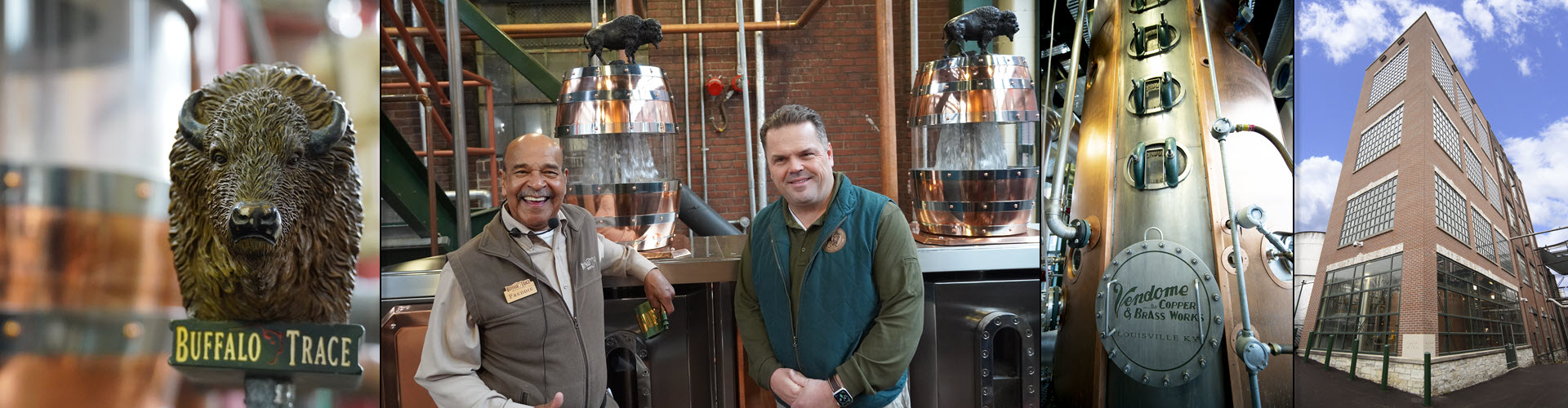 Buffalo Trace Distillery - VIP Visitor Lead Freddie Johnson and Master Distiller Harlen Wheatley