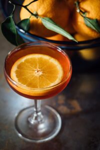 Cocktail with Orange